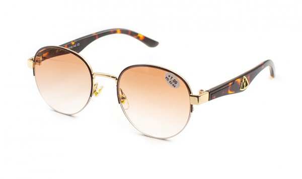 Окуляри Seventy 25523-C2 тоновані у металевій оправі  фото 