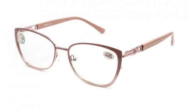 Окуляри Verse 25006-C3 ФХС Blue Blocker у металевій оправі  фото 