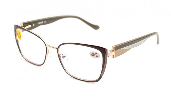 Окуляри Verse 24035-C2 Blue Blocker у металевій оправі  фото 