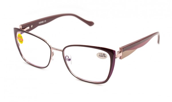 Окуляри Verse 24035-C3 Blue Blocker у металевій оправі  фото 