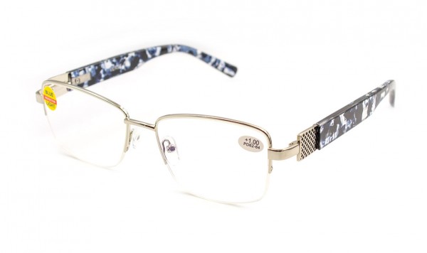 Окуляри Verse 25015-C1 Blue Blocker у металевій оправі  фото 