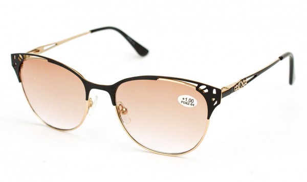 Окуляри Verse 19181S-C1 тоновані у металевій оправі  фото 